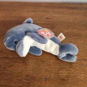 Ty Original Beanie Baby Echo 1996 P.E. Pellets